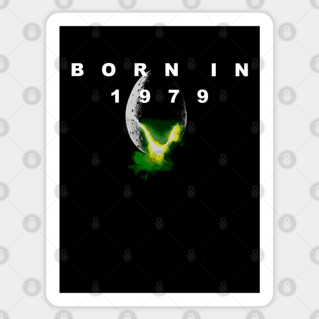 Born In 1979 Sticker by drewbacca